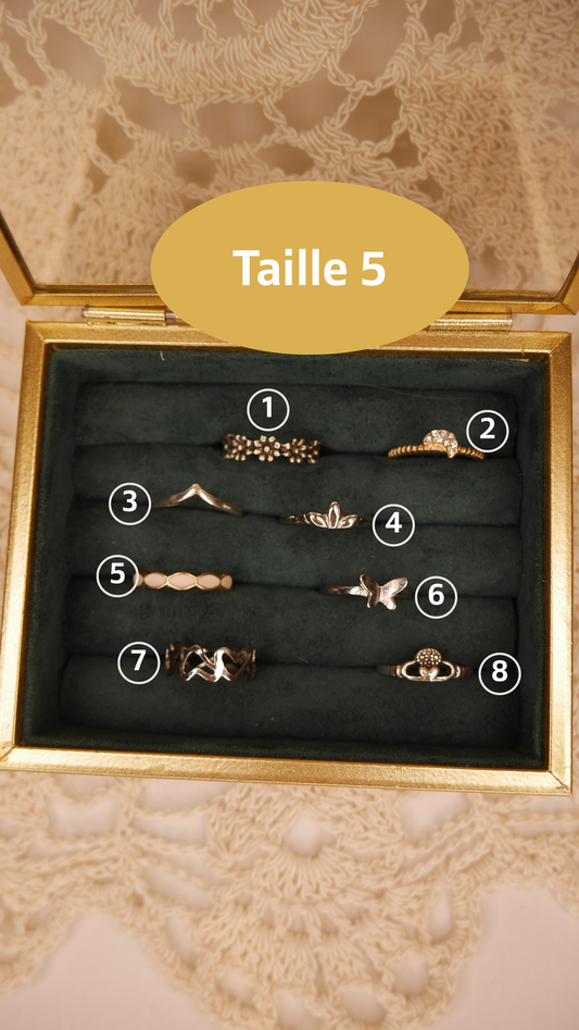Bague taille 5 - Or&Argent