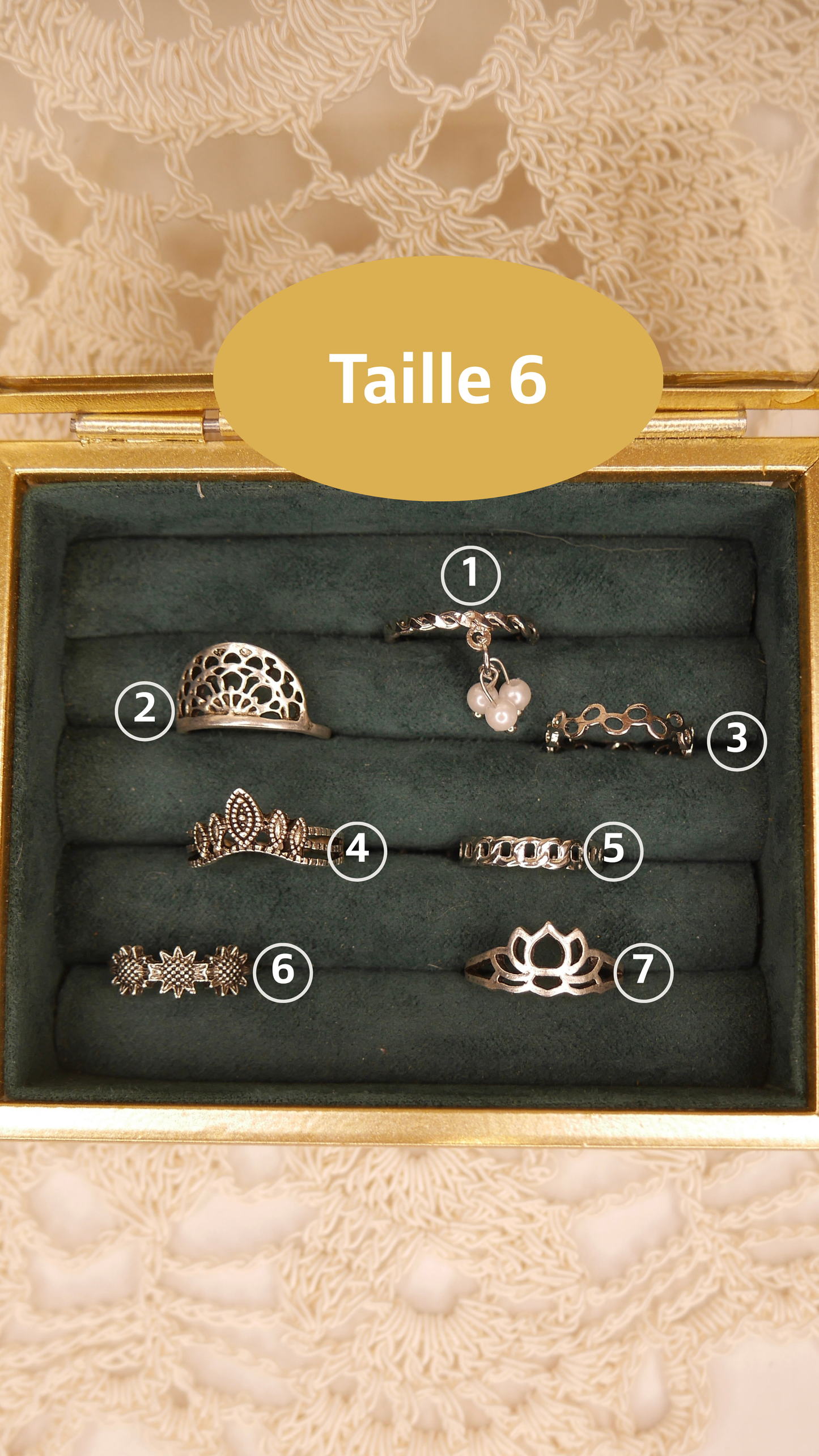 Bague taille 6 - Argent