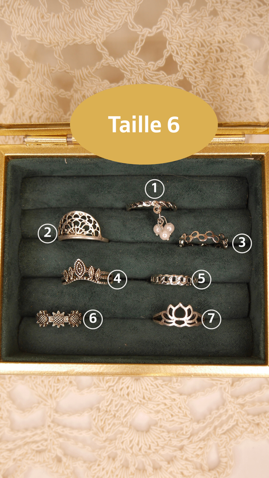 Bague taille 6 - Argent