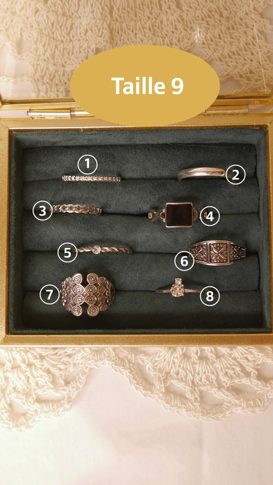Bague taille 9 - Argent