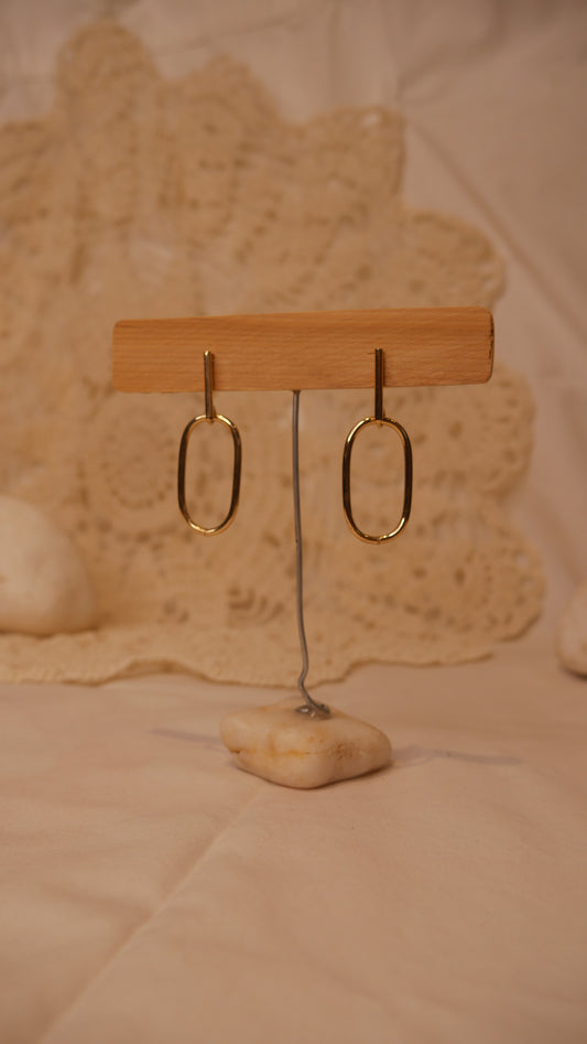Boucle d'oreille moderne