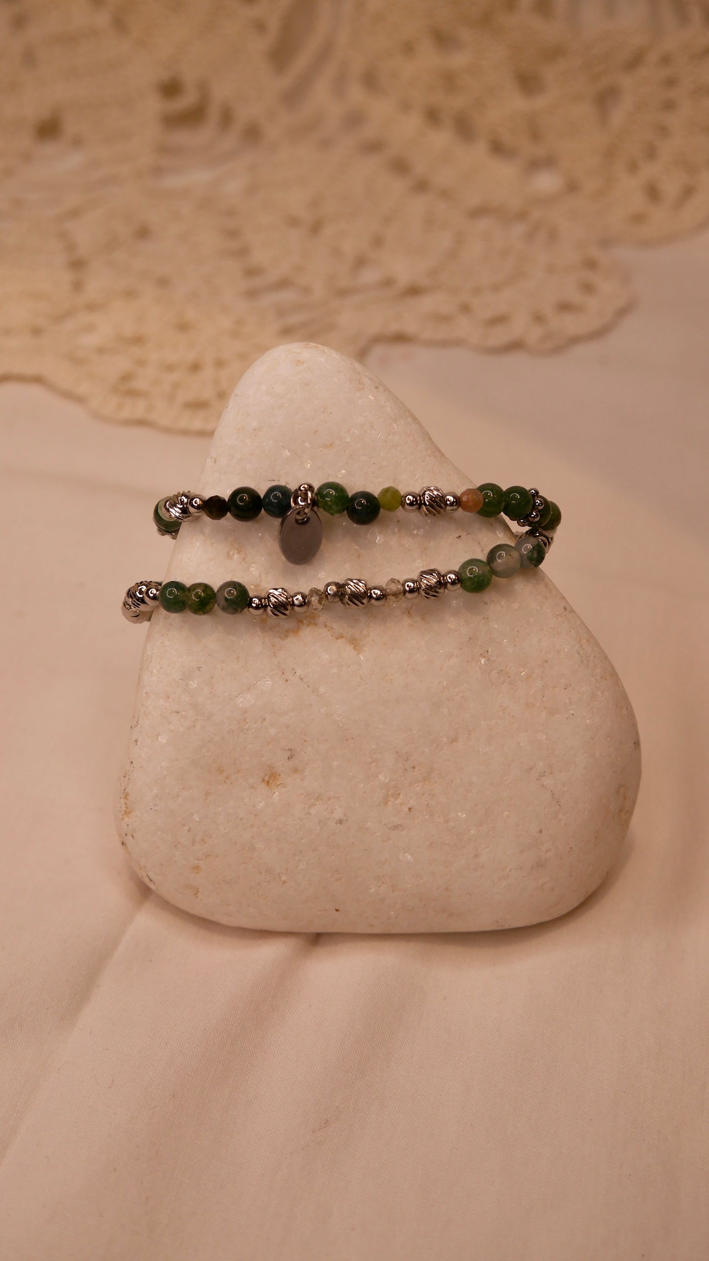 2 Bracelets vert