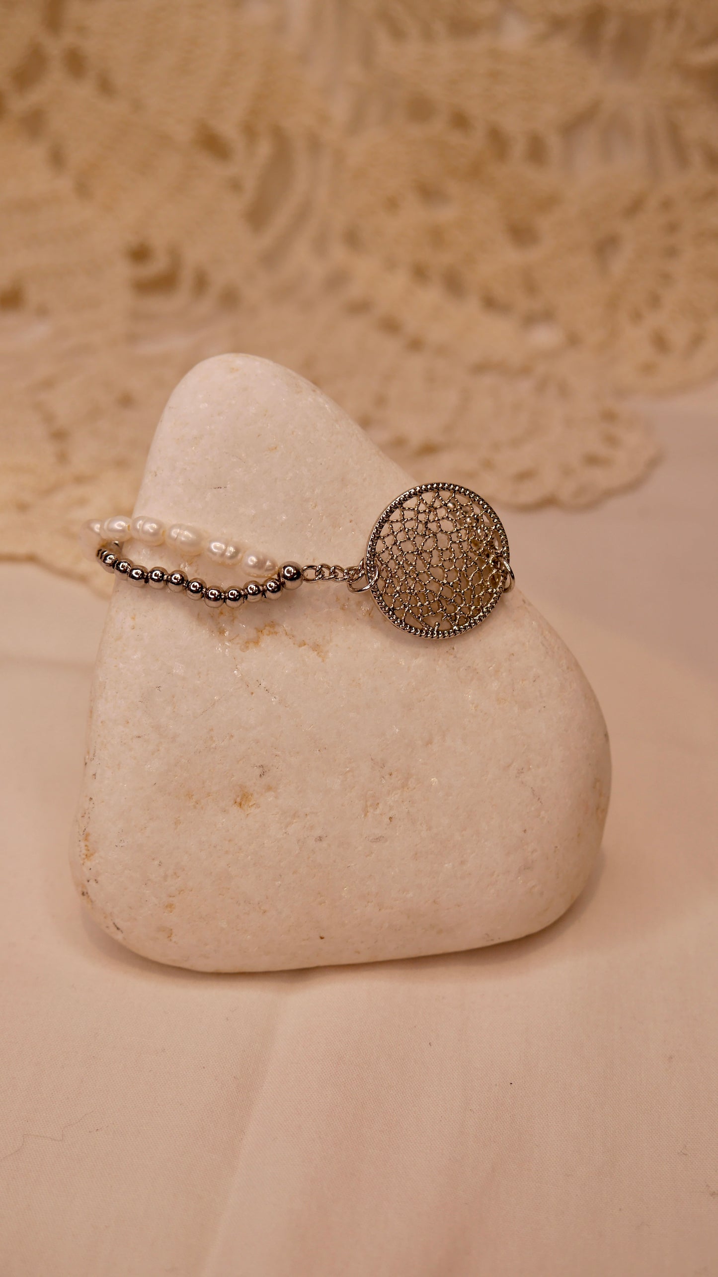 Bracelet perle et cercle
